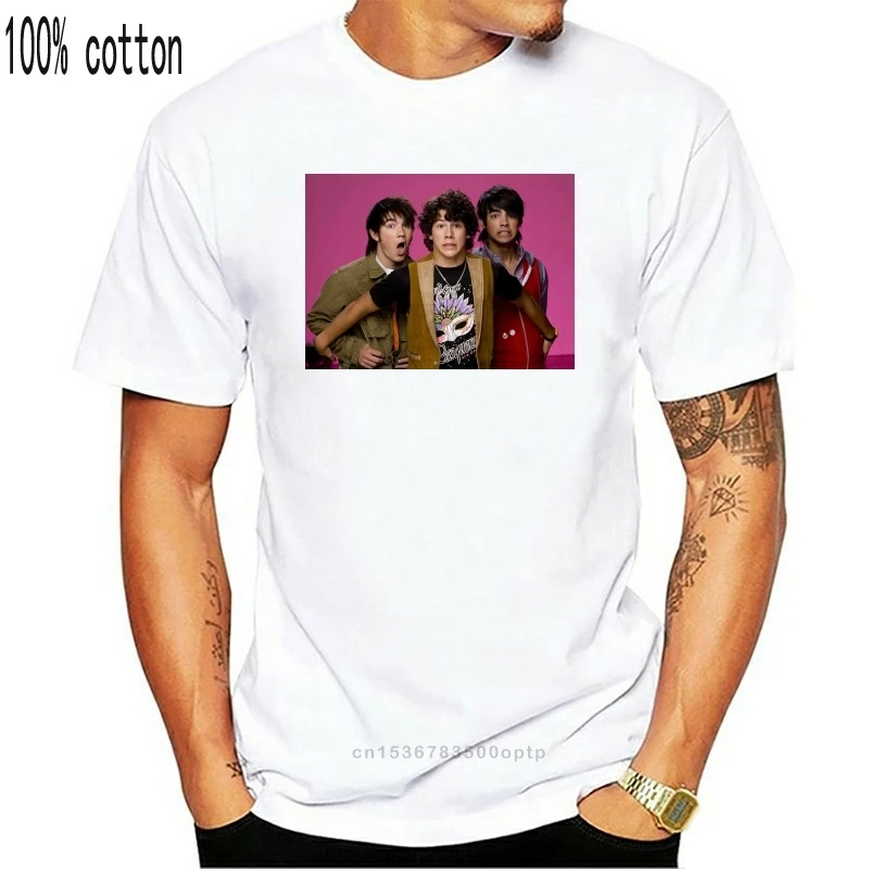Jonas Brothers T-Shirt Letnik Tee Shirt Novo Modno Oblikovanje Za Moške, Ženske