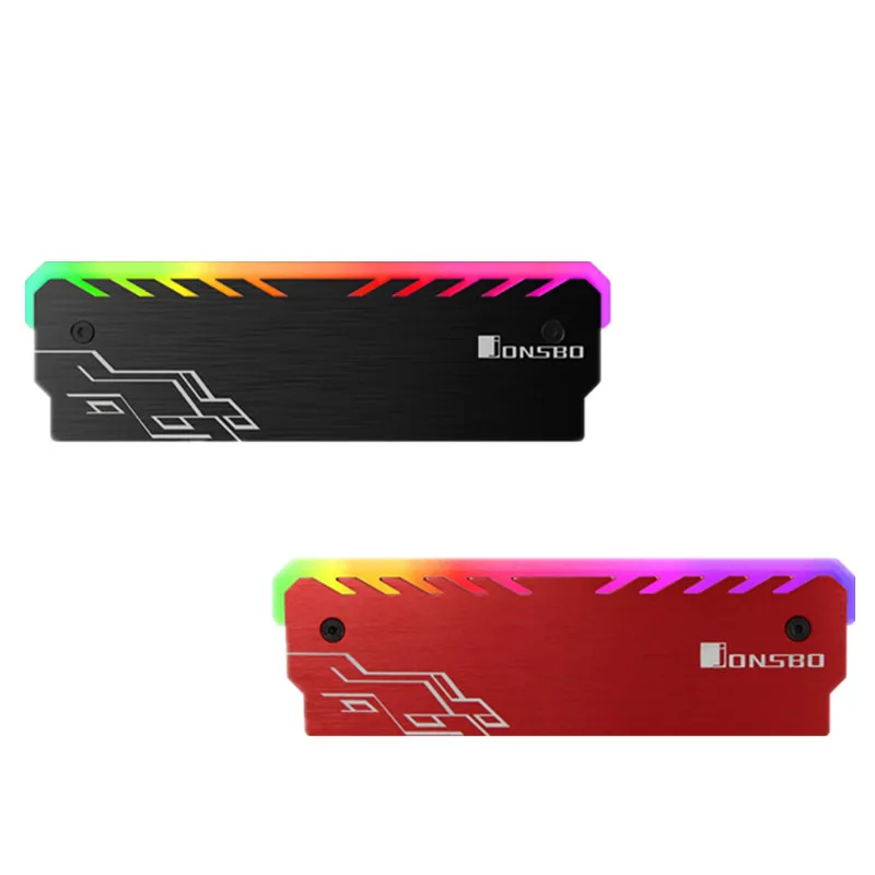JONSBO RGB Memory Heatsink RAM Kritje Shell Aluminum hladilnega telesa RAM Telovnik RGB Osvetlitev
