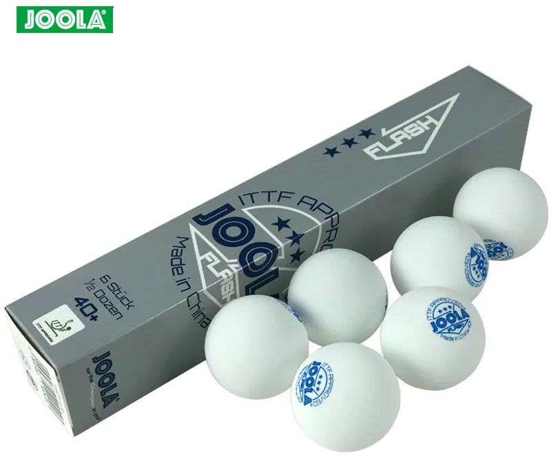 JOOLA Profesionalni namizni tenis 3 Zvezdice 40+ Bela Ping Pong Žogic za konkurenco plastike visoke kakovosti žogo