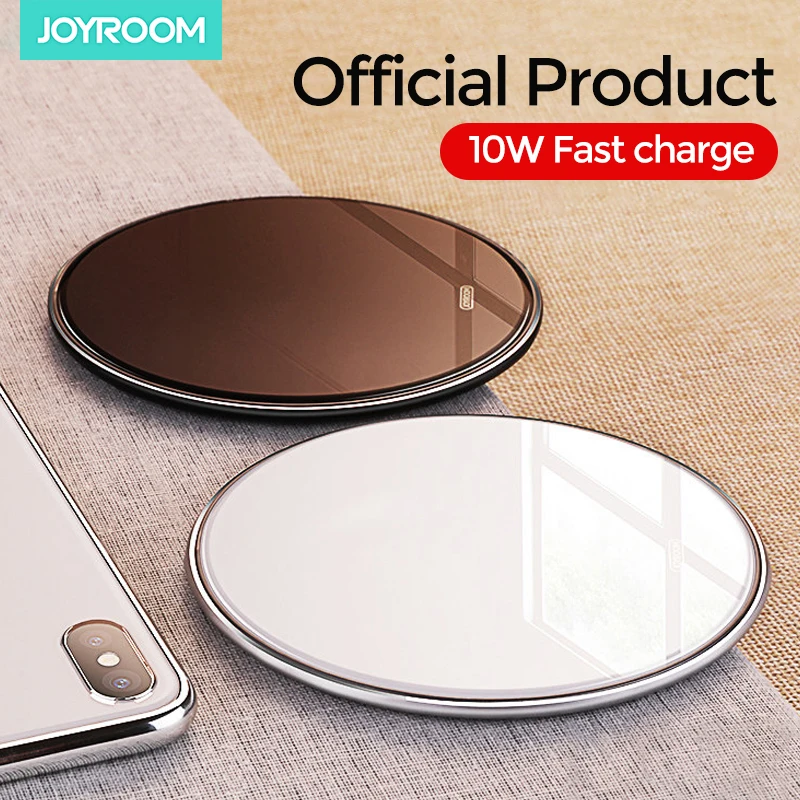 Joyroom 10W QI Hiter Brezžični Polnilnik Za iPhone 11 Pro XS Max XR Samsung S9 S10/S9+S8 Opomba 9 Xiaomi LED Mini Ogledalo Polnjenje Pad