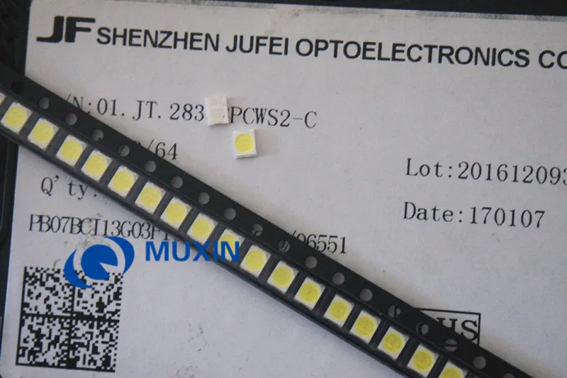 JUFEI LED LCD TV lučka za osvetlitev kroglice 1W 6V 2835 3528 200 kos lučka kroglice hladno bela 96LM brezplačna dostava