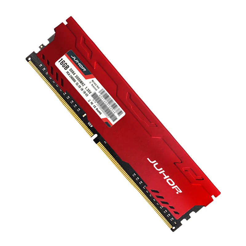 JUHOR Memoria Ram DDR4 8gb 16gb 3000mhz Za igre na Srečo Namizje DIMM Pomnilnik RAM Z hladilnega telesa Pomnilniki Ram