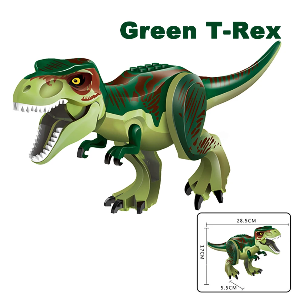 Jurassic Svetu 2 Gradniki Dinozavri Številke Opeke Tyrannosaurus Indominus I-Rex Zberejo Otroci Igrače Božič