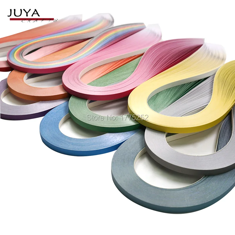 JUYA Gradient Paper Quilling, QP388.Vsak trak od bele do temno barvo,390 mm dolžine,10 barve na voljo, 4 širina bi se lahko odločili.