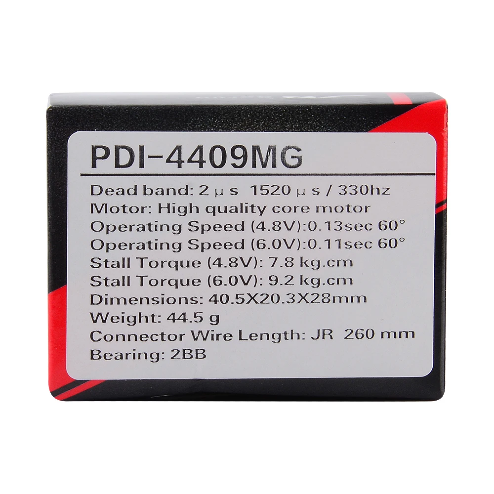 JX PDI-4409MG 9 KG Visoko Hitrostjo NIZKO PROFIL Kratki Digitalni Standard Servo za 1/8 1/10 RC Drift Avto Yokomo HPI 3racing SAKURA D4 CS
