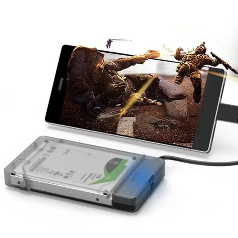 K104 2.5-palčni HDD Primeru, USB 3.0, da SATA HDD SSD Mobilne Trdi Disk Primeru 5Gbps Visoke Hitrosti 3TB Mobilne Ohišje Primeru Polje