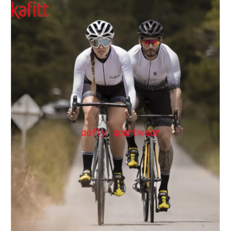 Kafitt Pari Nogavice Obleke, Kolesarjenje, Triatlon Skinsuit Določa Maillot Ropa Ciclismo Gel za Moške MTB Kolesarski Dres Jumpsuit Kompleti