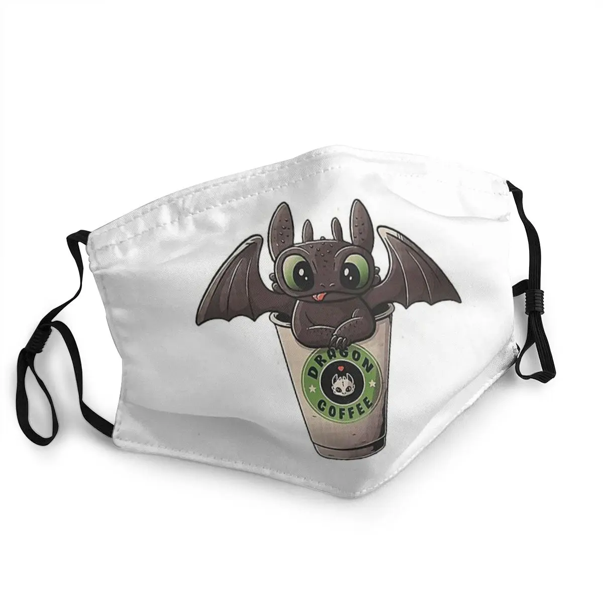 Kako Train Your Dragon Viking Brezzobo Hiccup Film Mascarillas Reutilizables Lavables SRČKAN Odraslih Moda Masko za Zaščito