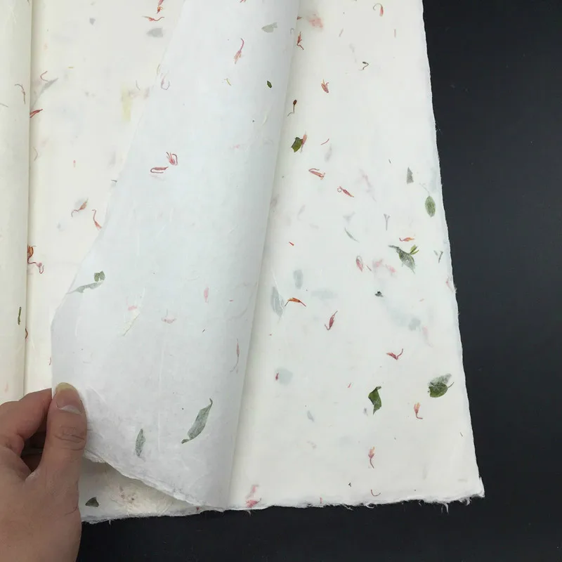 Kaligrafija Papirjev Carta Di Riso Kitajskega Slikarstva na Pol Zrele Rižev Papir z Rožo Čaj Xuan Dokumentov, Pisanje, Barvanje Blaga