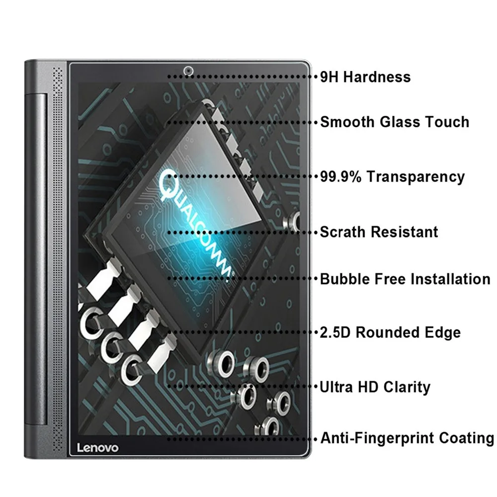 Kaljeno Steklo Screen Protector Za Lenovo Yoga Zavihek 3 10.1 Pro Plus YT-X703F X703L Tab3 Pro YT3-X90F X90L Screen Protector Stekla