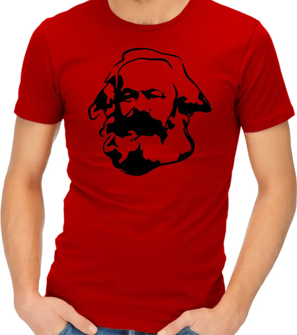 Karl Marx Komunizma Socialistično Socializma, Marksizma majica s kratkimi rokavi Tshirt Tee