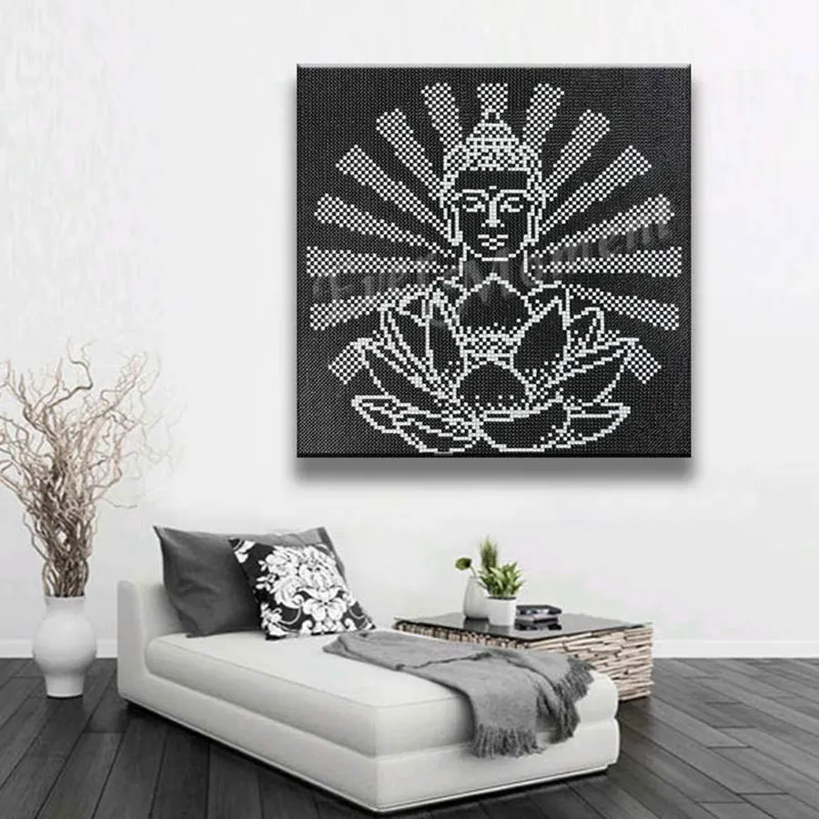 Kdaj Trenutek Diamond Slikarstvo Kamni Sije Ponoči Buda Umetnine Smolo Vaja Vezenje Mozaik Wall Art Temno Žareče N004