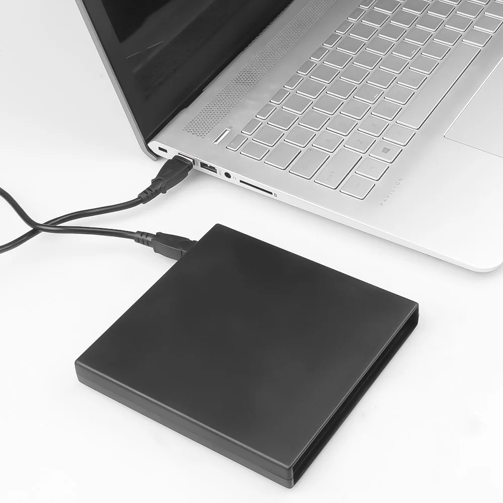Kebidumei Slim Trdi Plastični USB 2.0, SATA 12,7 mm Zunanji DVD Ohišje CD-ROM Ohišje Za Prenosni Računalnik in Prenosni