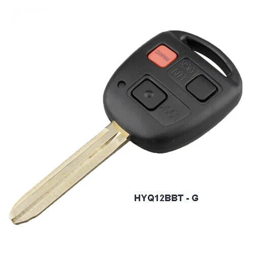 KEYECU Nadomestni Daljinski Ključ Fob 3 Gumb za Toyota FJ Cruiser 2010-FCC: HYQ12BBT - G
