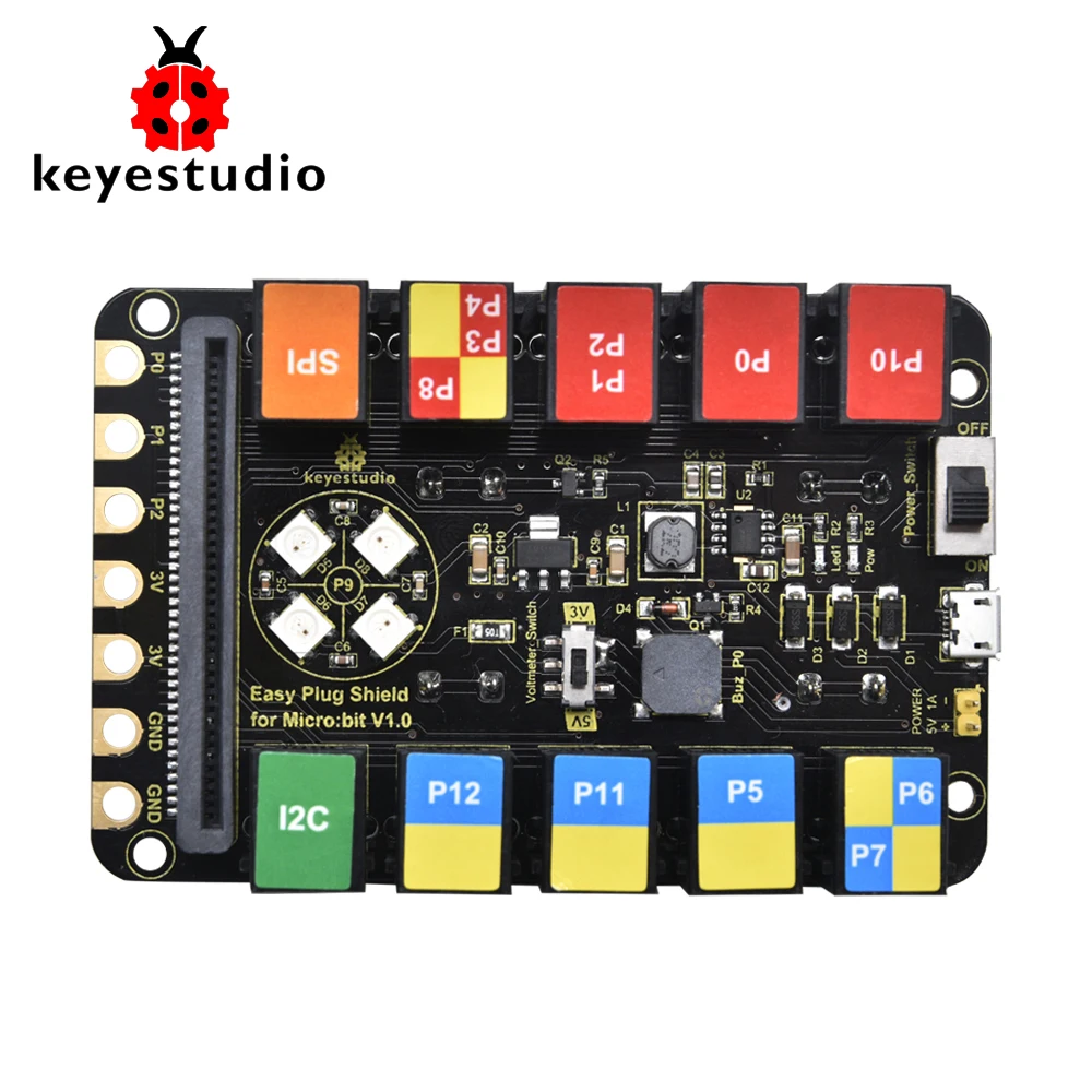 Keyestudio ENOSTAVNO Plug RJ11 6P6C Ščit V1.0 za Mikro:bit