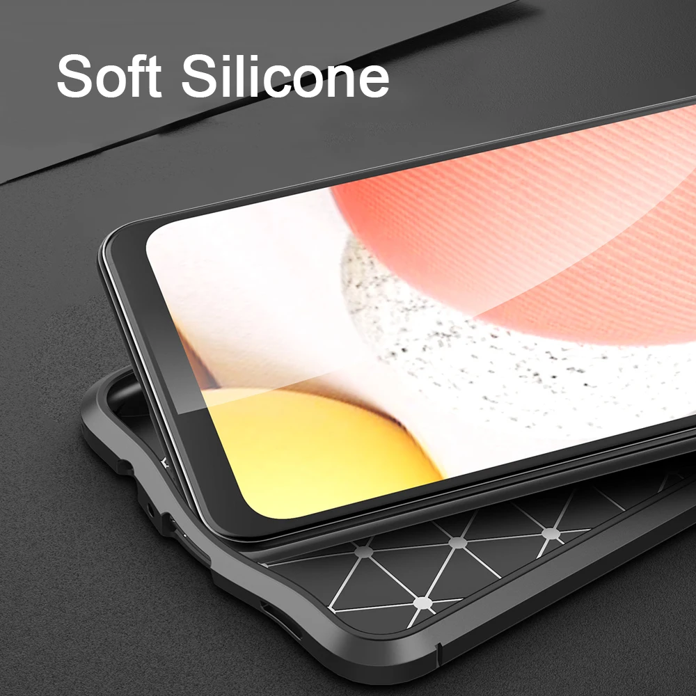 KEYSION Shockproof Ohišje za Samsung A12 A42 A32 5G Usnje mehko teksturo silikonski Telefon Zadnji Pokrovček za Galaxy A02S A01 Jedro A20S