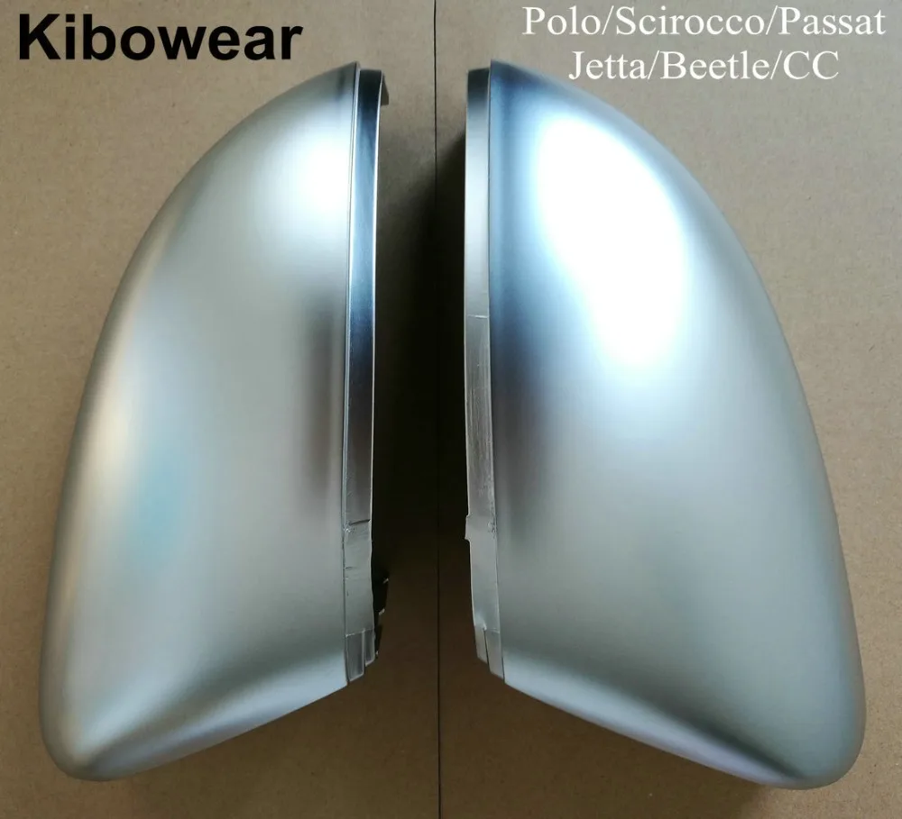Kibowear za Polo 6R 6C (ABS Chrome) srebrna Strani Krilo Ogledalo Kritje Kape fit VW Scirocco Passat B7 CC Hrošč