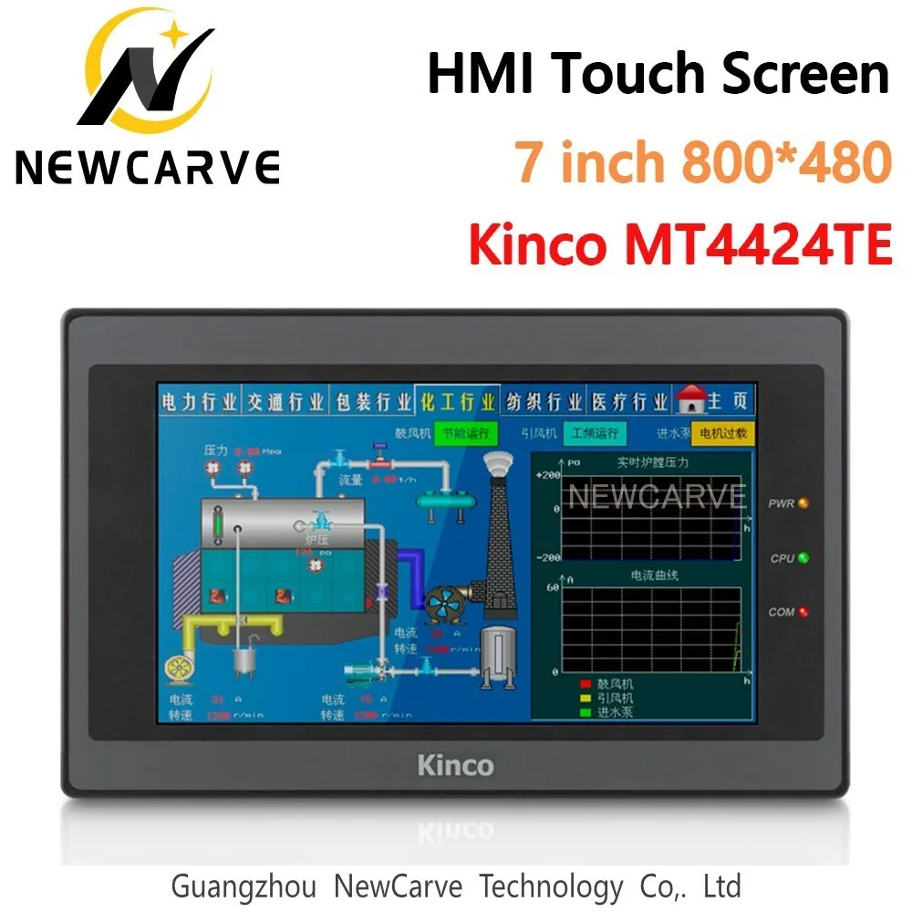 Kinco MT4424TE HMI Zaslon na Dotik 7-palčni 800*480 Ethernet 1 Host USB nov Vmesnik človek-Stroj Newcarve