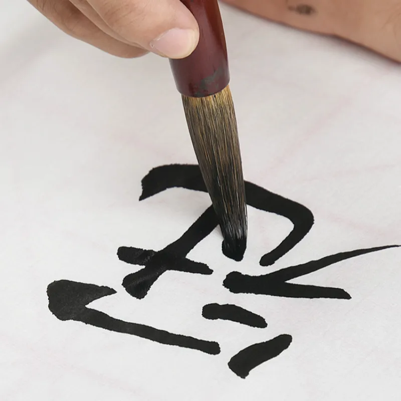 Kitajska Kaligrafija Ščetke Peresa Nastavite Weasel Lase, Velike Rednih Scenarij Krtačo Več Dlake Kitajsko Slikarstvo in Pisanje Brush Set
