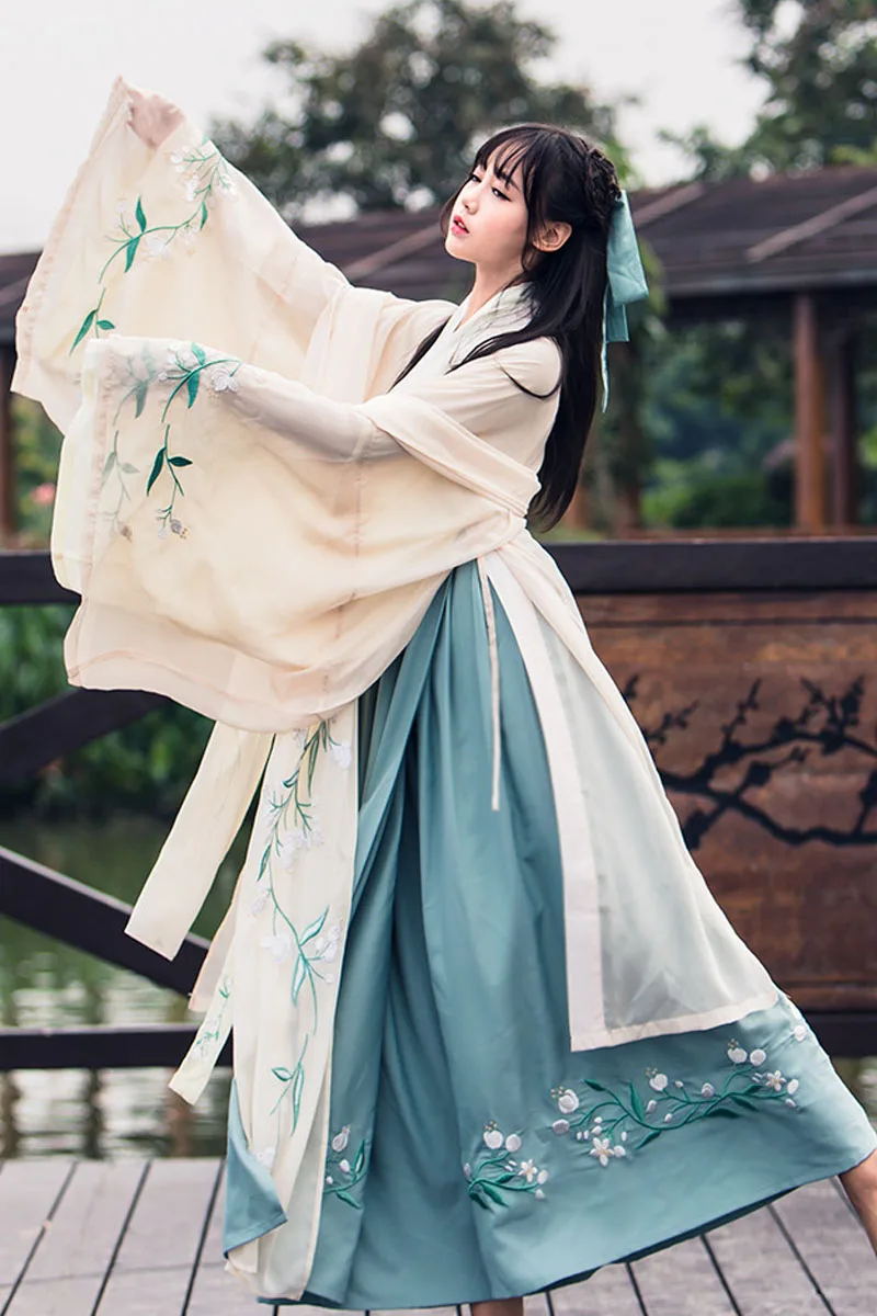 Kitajska Tradicionalna Vila Kostum Starodavne Dinastije Han Princesa Obleko Nacionalni Hanfu Obleko Fazi Obleko Ljudskega Plesnega Kostum 90