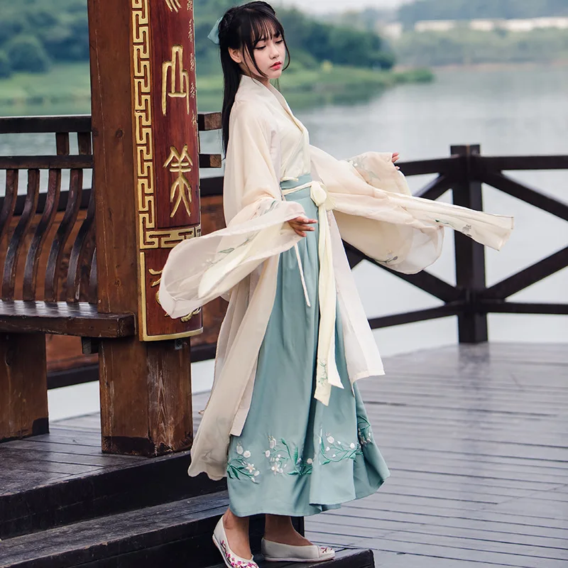 Kitajska Tradicionalna Vila Kostum Starodavne Dinastije Han Princesa Obleko Nacionalni Hanfu Obleko Fazi Obleko Folk Dance Kostumi