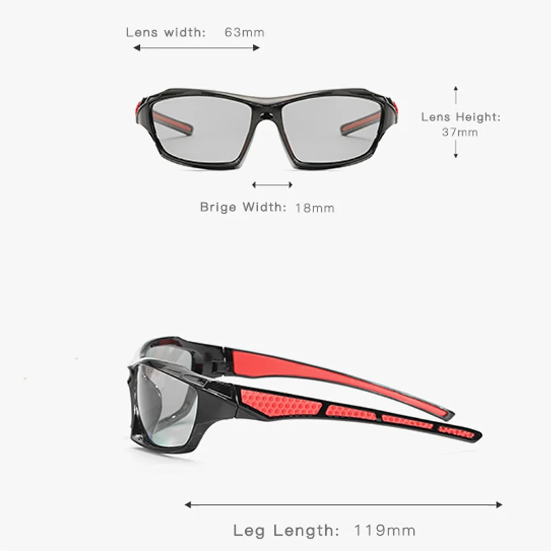 Klasična Polarizirana Photochromic Sončna Očala Z Vrvica Za Opaljivanje Tega Moški Kameleon Barve Vožnje Očala Moški Šport Očala Gafas
