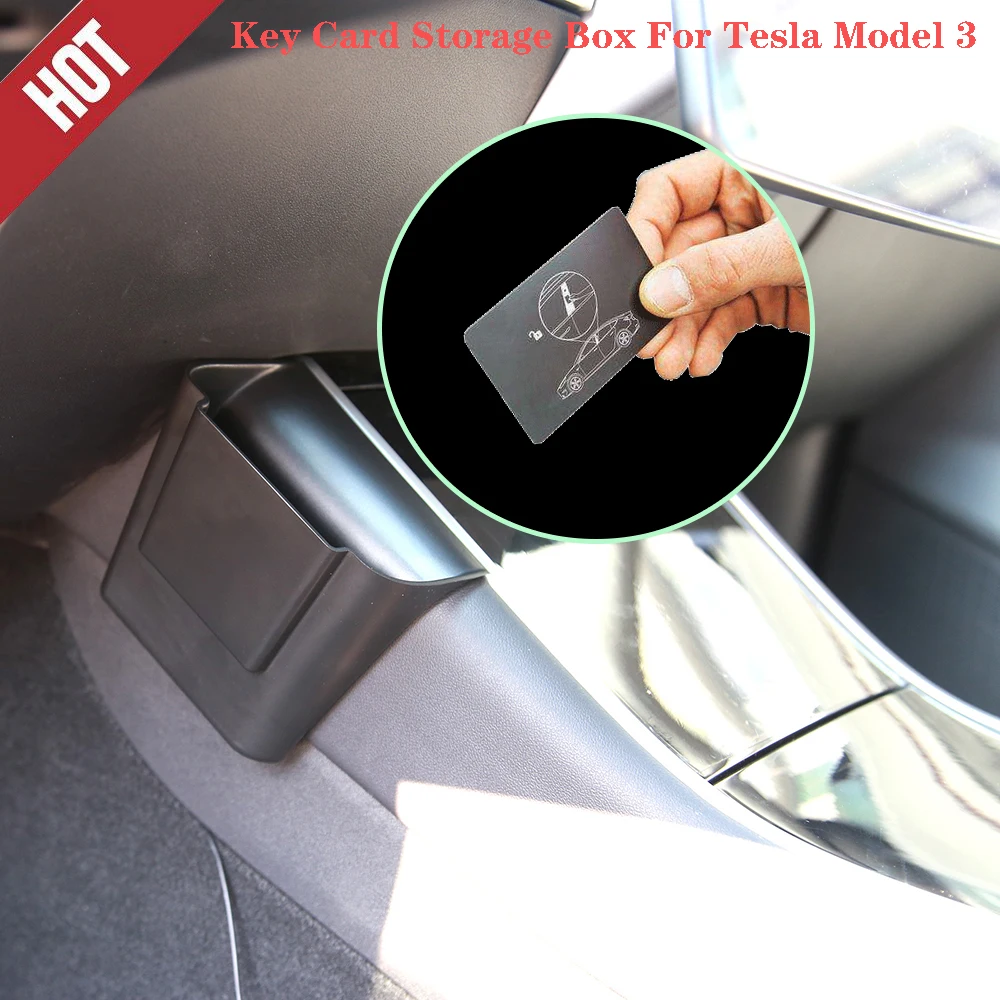 Ključ Kartice Škatla za shranjevanje za Tesla model 3 Y avto dodatki Strani sredinski Konzoli, mobilni telefon, Denarnico Shranjevanje Vroče Prodaje