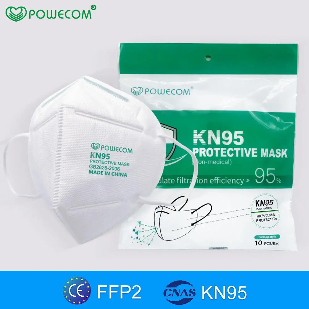 Kn95 maska 95% filtracijo respirator CE ffp2 zaščitne maske za enkratno uporabo masko higiensko filter za prah maske za enkratno uporabo usta masko