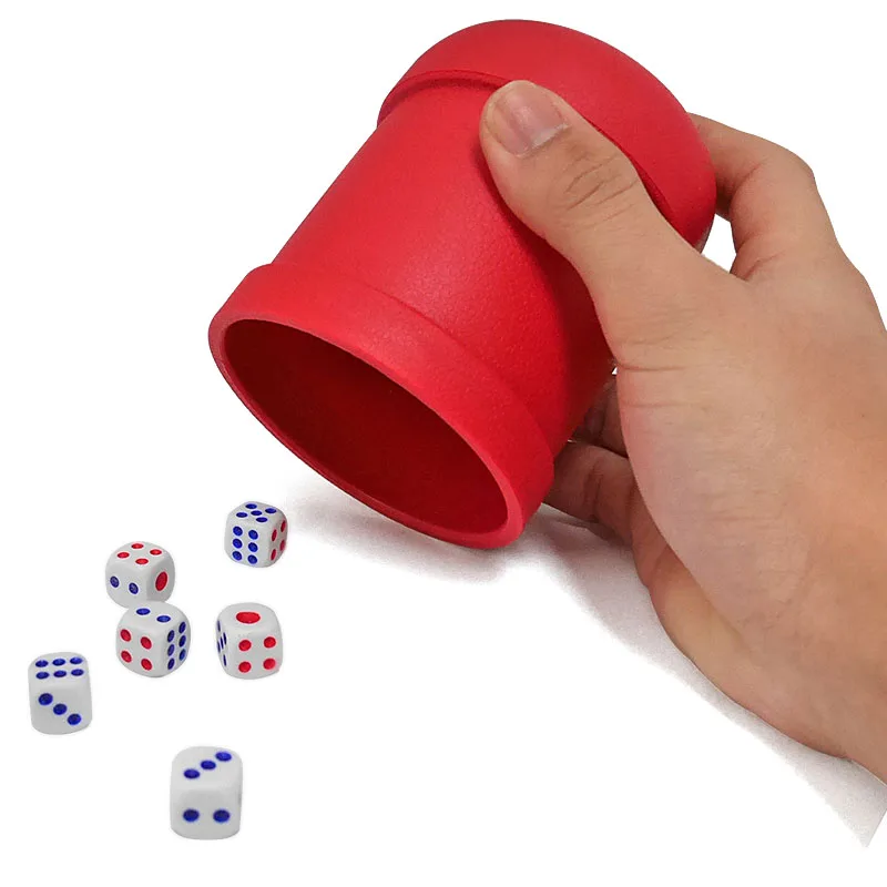 Kocke Skodelico s 6 dices Tresenje Pokal Pitne Igre Bingo Dices vključi Nočni bar igra Poker Čipi Dicecup