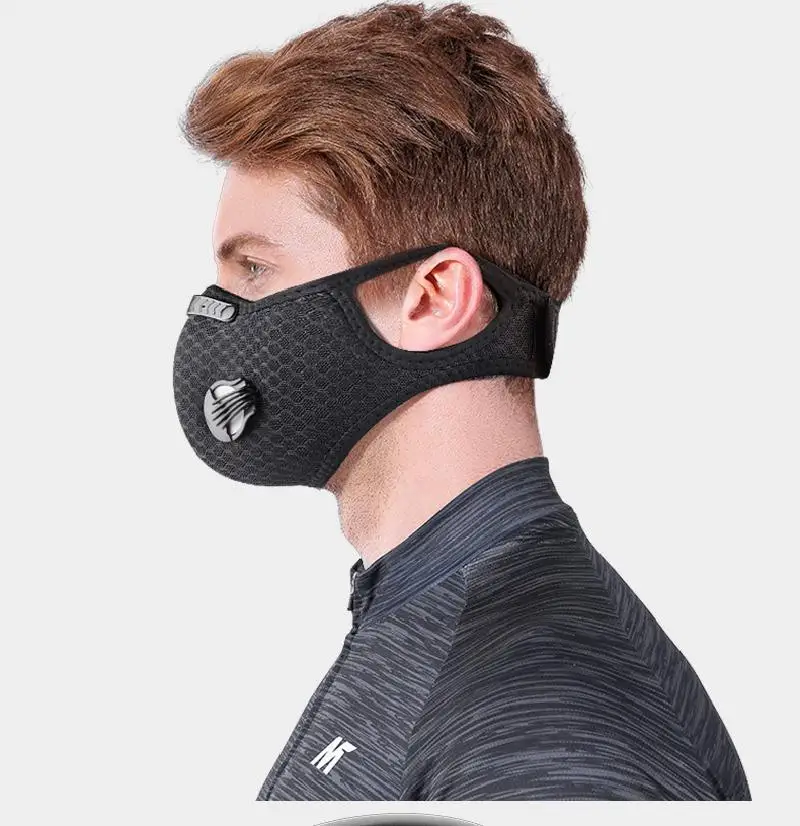 Kolesarjenje Masko Filter Anit-fog Anit-onesnaževanje Dihanje Pm2.5 Activ Ogljikovih Respirator Športno Kolo Prah Masko S Filtrom