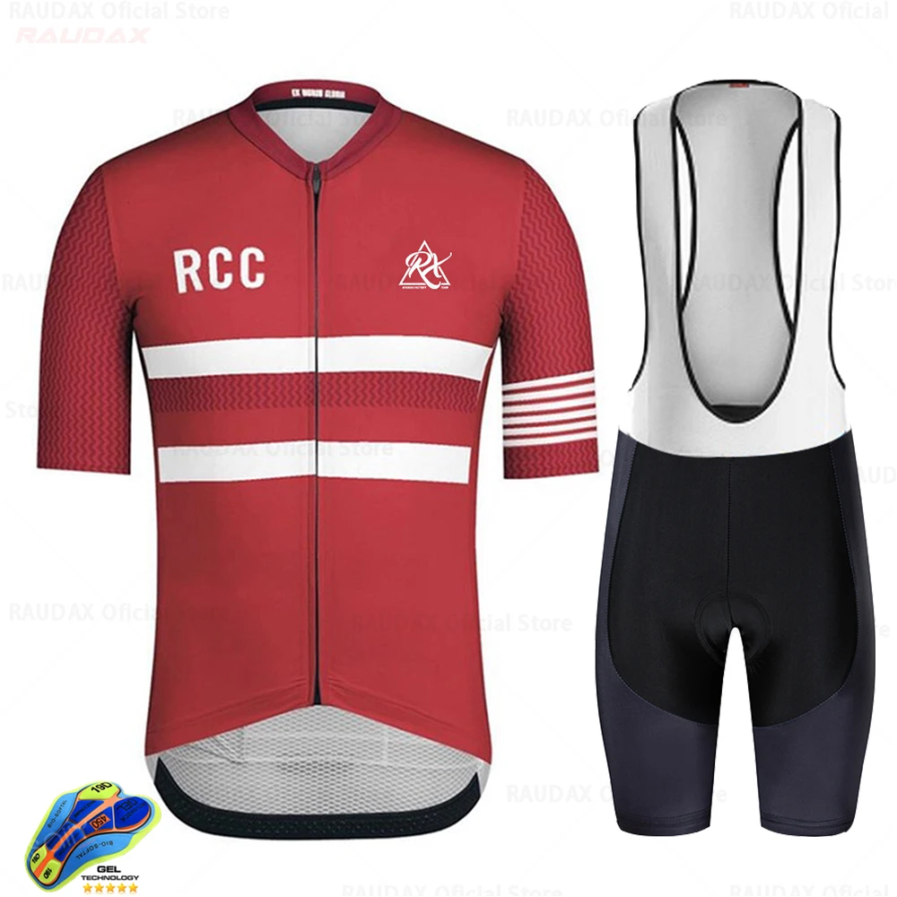 Kolesarski Dres 2021 Pro Team Raudax Newstyle Rkc RX Kratek Sleeve Kolesarjenje Oblačila Kit Mtb Kolo Nositi Triatlon Maillot Ciclismo
