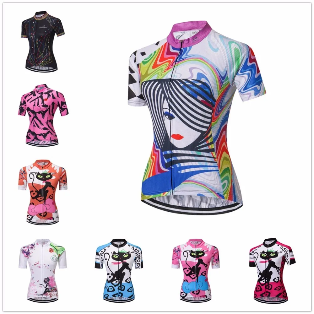 Kolesarski Dres ženske Kolesarske Jope 2019 Kratek Rokav Pro team Ropa Ciclismo maillot Dirke top Šport srajce Poletje roza