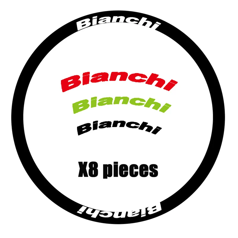 Kolo Bianchi Nalepke Cestno kolo bicyle nalepke za kolo platišča Primerna Za 30/40/50/60 mm 700 C kolesna zavora Cestno kolo nalepko Brezplačna dostava