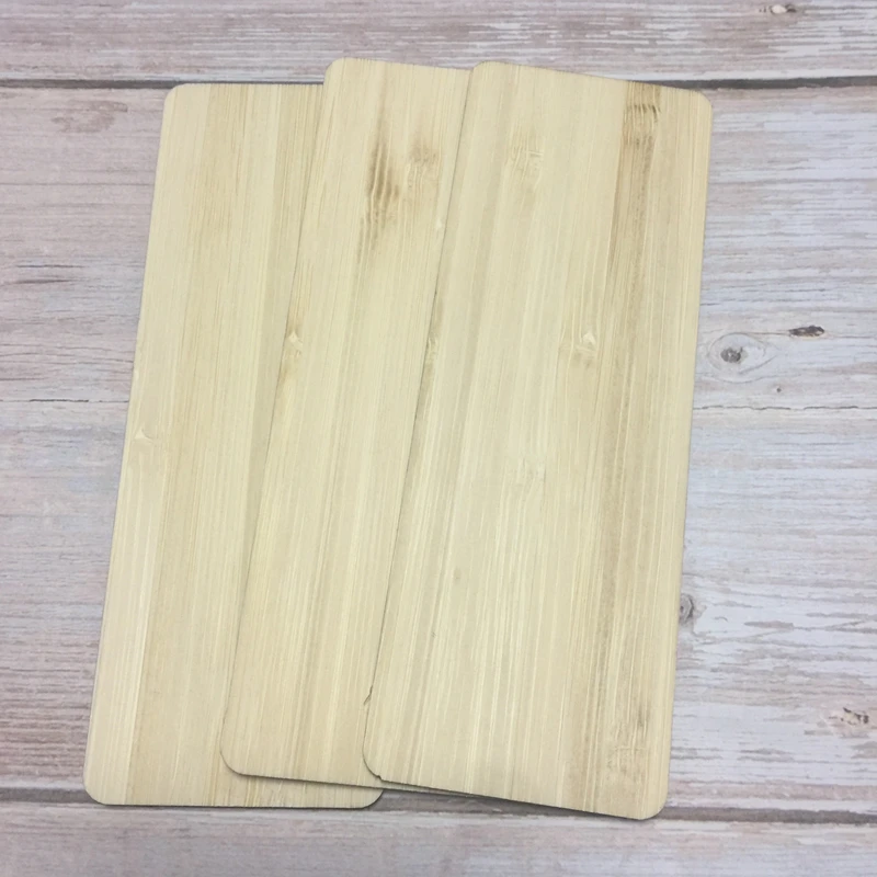 Komplet 10 pravokotnik lesa zaznamek prazno lesa, plošč prazno 14*5 cm