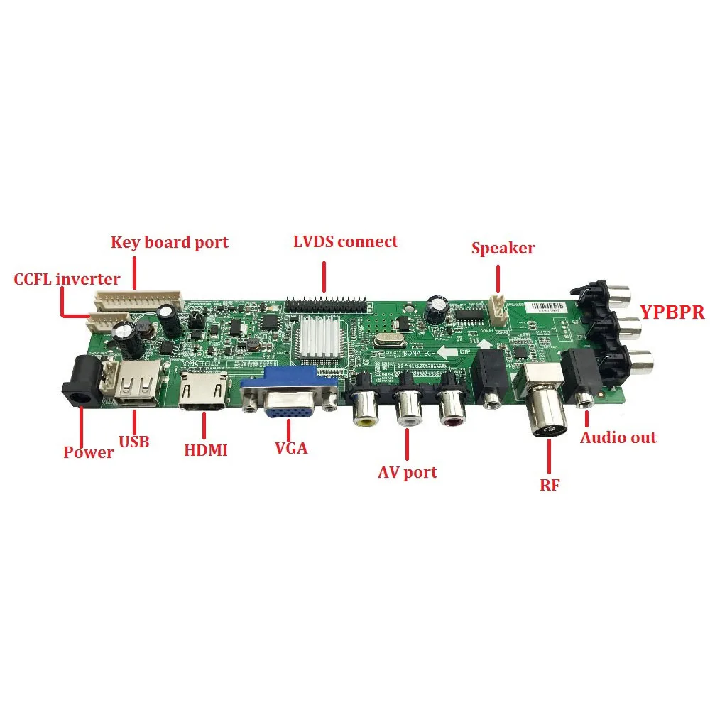 Komplet Za LP171WP4 TL TV VGA, USB, AV Krmilnik odbora 1 CCFL zaslon LCD 1440X900 DVB-T2 DVB-T 30pin Digitalni HDMI Plošča 17.1