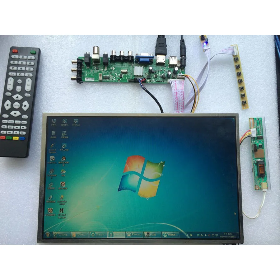 Komplet Za LP171WP4 TL TV VGA, USB, AV Krmilnik odbora 1 CCFL zaslon LCD 1440X900 DVB-T2 DVB-T 30pin Digitalni HDMI Plošča 17.1