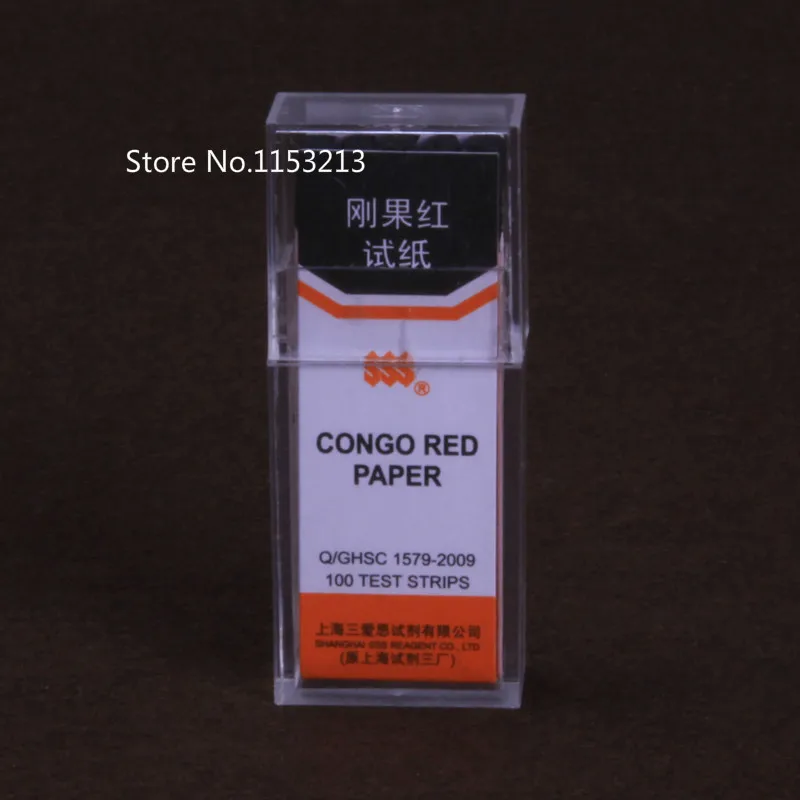 Kongo Rdeče Papir, Lakmusov Kongo Rdeče Test Papir Indikator Za Kislih Snovi, 1000 Testnih Lističev