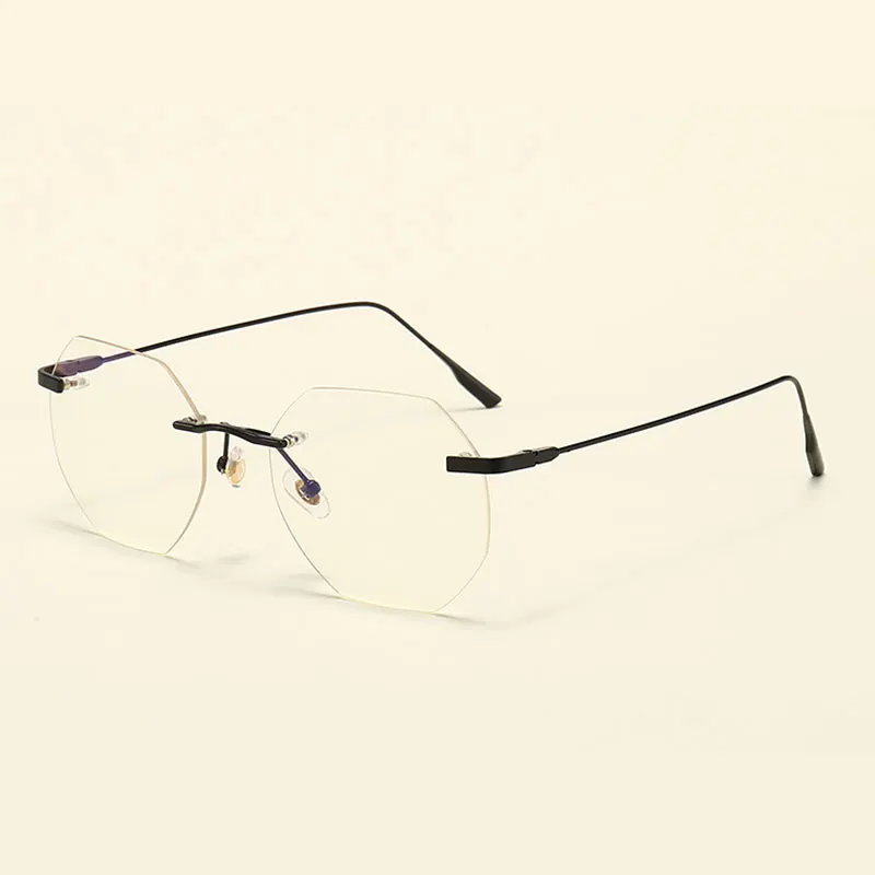 Kovinski Okvir Očal je Rimless Očala Unisex Anti Blue Ray in Optičnih Eye Glasses Nov Prihod Pomladi Tečaji Vroče Prodaja