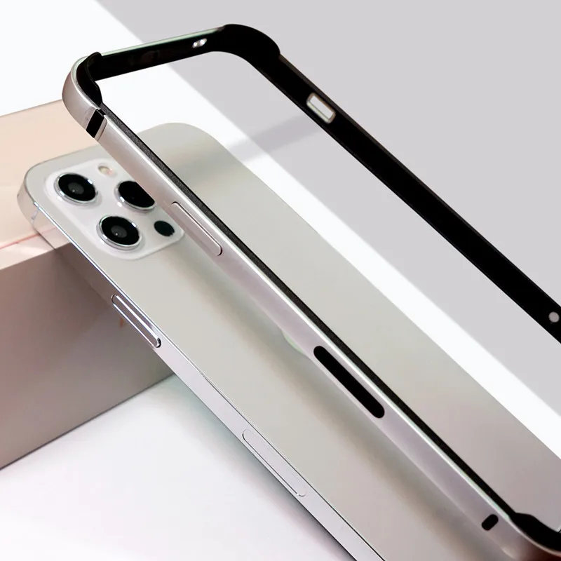 Kovinski Okvir velja Za iPhone 11 12 Pro Max Primeru Shockproof Aluminija Odbijača Zaščitnik Kritje Za iPhone mini 12 X XR XS Max Primeru