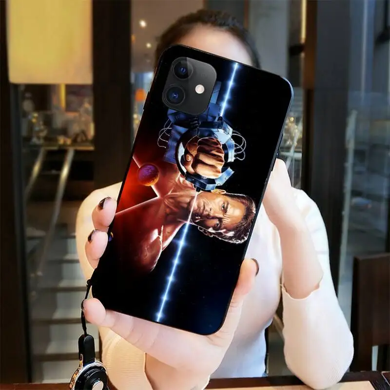 KPUSAGRT Arnold Schwarzenegger Silikonski Črn Telefon, Ohišje za iPhone 11 pro XS MAX 8 7 6 6S Plus X 5S SE 2020 XR primeru