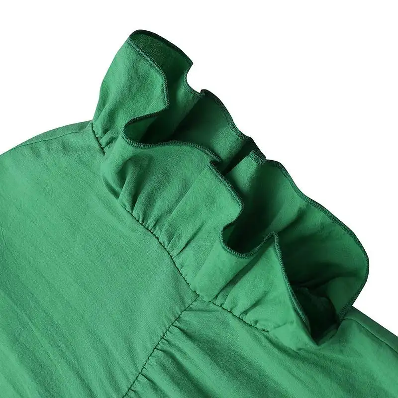 Kratka Obleka 2021 VONDA Ženske Priložnostne Ogrlicom Hlačnice Stranke Obleke Svoboden Bombaž Mozaik Počitnice Naguban Vestidos S-5XL Robe