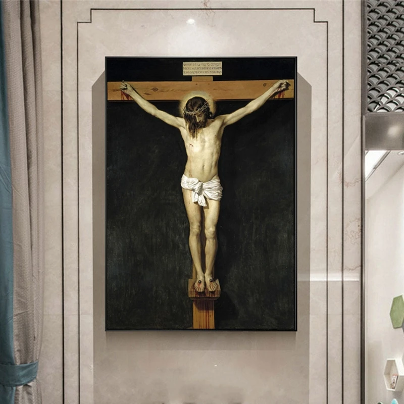 Kristusa Križali Slavnega Platno, Slike, Reprodukcije Na Steni Christian Wall Art Platno Natisne Jezus Stenske Slike Cuadros