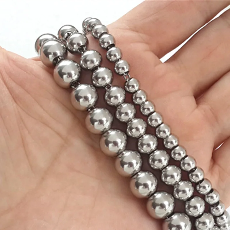Kroglic ogrlice mens iz nerjavečega jekla velika ogrlica jekla steampunk izjavo, dolge ogrlice luksuzni nakit 2020 na debelo