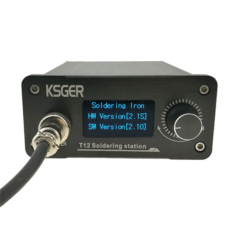 KSGER V2.1S T12 Digitalni Temperaturni Regulator Spajkalna Postaja Električna Spajkalna Železa Nasveti T12-K + 907Handle Električna Orodja