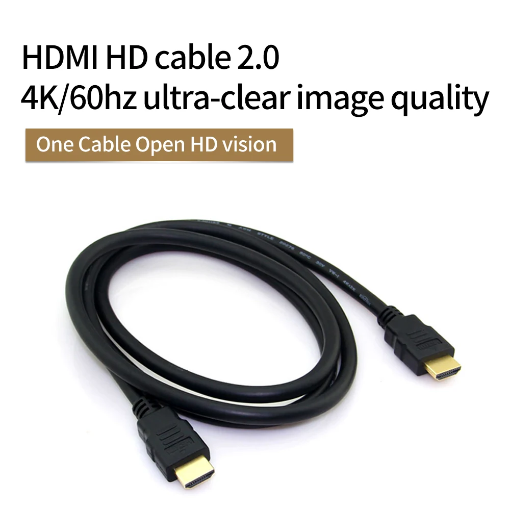 Kshd HDMI HD kabel 2.0 4K 60Hz Oxygen-free copper splitter preklopnik video adapter kabel za HD TV Set-top box prenosni računalnik