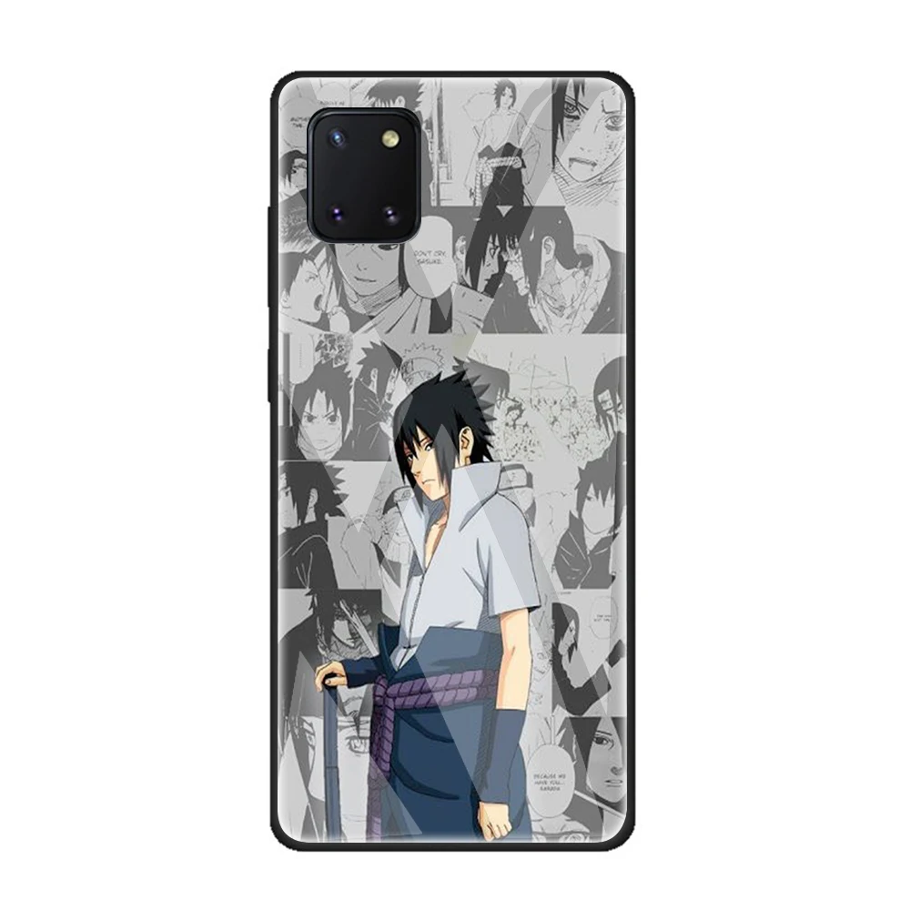 Kul Japonske Anime Naruto Kaljeno Steklo Ohišje za Samsung S7 Rob S8 S9 S10 S20 Plus S20 Ultra Opomba 8 9 10 Lite Plus