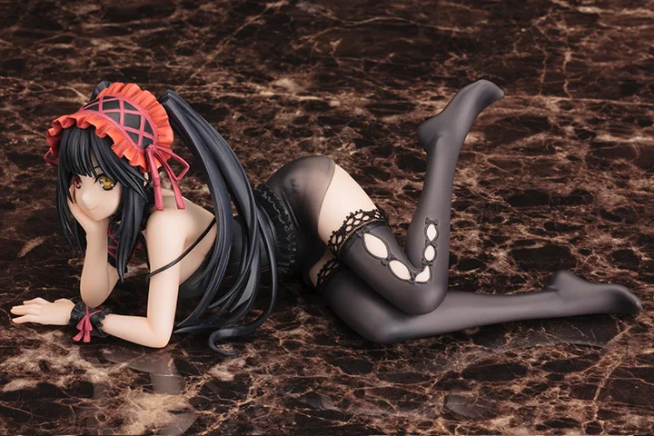 Kurumi Tokisaki seksi dekle Japonski Anime Datum Živo 1/8 PVC Slika trnuljčica nov model (color box ne vključuje)