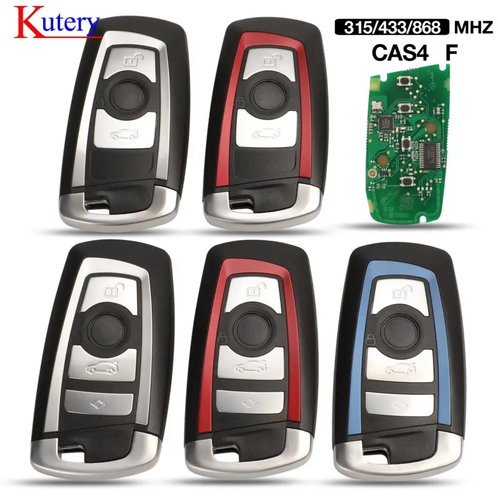 Kutery 315/433/868 Mhz Smart Remote Ključ Za BMW 3 5 7 Series CAS4 Sistem 2009 2010 2011 2012 2013 2016 KR55WK49863