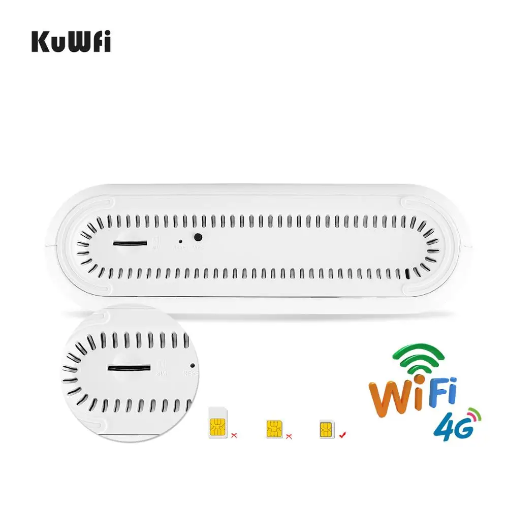 KuWFi 4G LTE Usmerjevalnik 1200Mbps 2.4 G/5 G Brezžični Home Office WiFi Usmerjevalnik Odklenjena TDD/FDD z RJ45 do 64 Wifi Uporabnikov