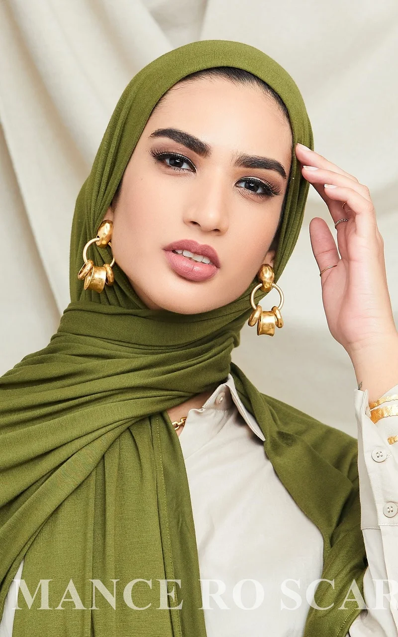 Kwaliteit Kleine Velikost Modal Jersey Sjaal Hidžab Moslim Vrouwen Hoofdband Rekbaar Navaden Trdna Islam Sjaal Zaviti Pashmina